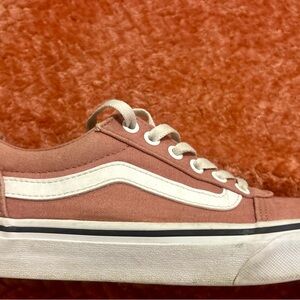 Vans Dusty Pink Sneakers with White Details